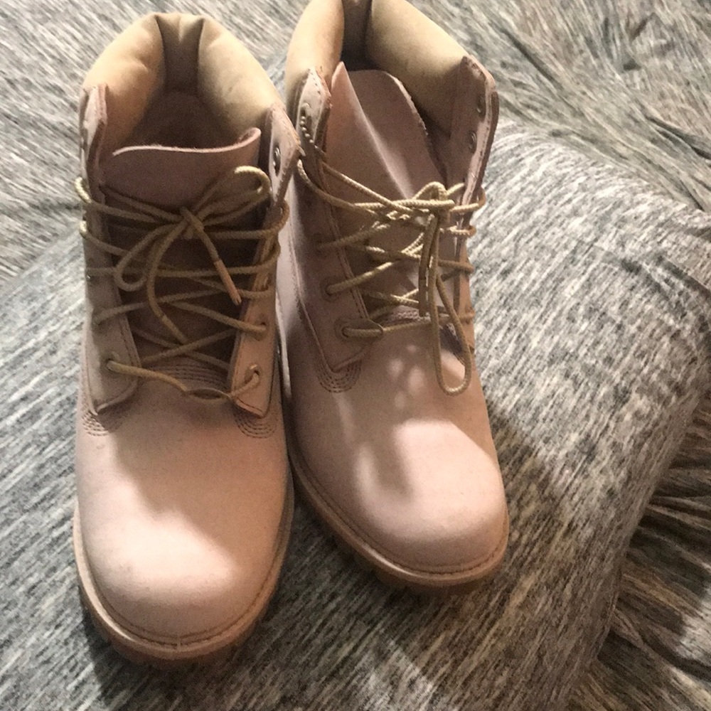 Timberland rose gold size 8.